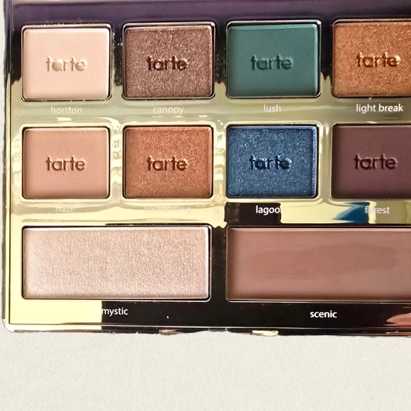 Tarte Eyeshadow Palette with Gold, Blue, and Brown Hues - Picture 5 of 7
